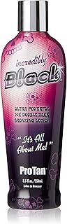Pro Tan Incredibly Black Ultra Powerful 10X Double Dark Bronzing Lotion , with Vitamin A and E, shea butter and coconut oil - 250 ml