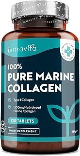 Pure Marine Collagen 100% Marine Collagen Premium Type 1 Hydrolysed Collagen Peptides - 2 Months Supply - Collagen Supplements for Women & Men (Not Collagen Powder/Collagen Capsules) - Nutravita