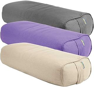 Yoga-Mad Cotton Buckwheat Rectangular Bolster