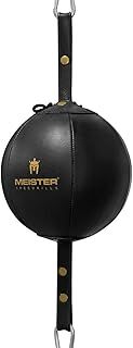SpeedKills Double-End Leather Speed Bag w/Bungees & Lightweight Latex Bladder