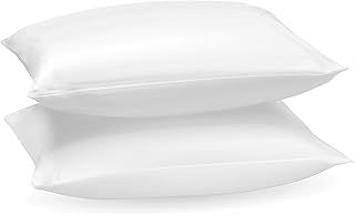 White Duck FEATHER AND DOWN Pillows, Hotel Quality Anti Dust Mite 100% Cotton Cover, Hypo-Allergenic Pillows (pack of 2)