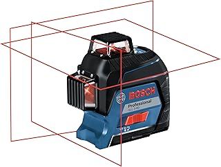 Bosch Professional Laser Level GLL 3-80 (red laser, interior, working range: up to 30m, 4x battery, AA, in carrying case)