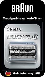 Braun Series 8 83M Electric Shaver Head - Silver - Compatible with Series 8