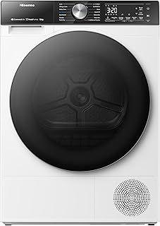 Hisense 5 Series DH5S102BW 60cm Freestanding 10KG Heatpump Front Load Tumble Dryer with WiFi Enabled - 17 Programmes - Auto dry- Steam Refresh - Allergy Care White A+++ Rated