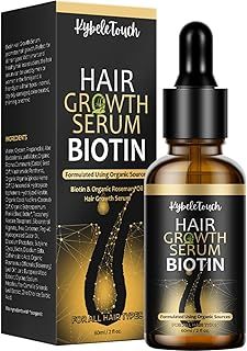 Hair Growth Serum 100% Natural Organic Hair Growth Oil with Biotin, Keratin, Caffeine, Rosemary, Castor, Argan, Coconut Oil, Hair Loss Treatment For Men,Women