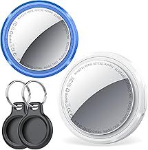 QCOQ Air Tracker Tag, Bluetooth Item Finder, Key Finder Locator (Blue/White (2 Pack))