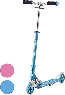 Osprey Kids Scooter | 2 Wheeled Folding Kick Scooter for Children Boys Girls with Adjustable Bar, Rear Brake and ABEC 5 Bearings, Multiple Colours