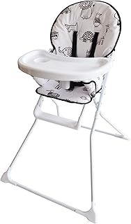 Baby High Chair with Hedgehog Print Padded Seat by Jane Foster