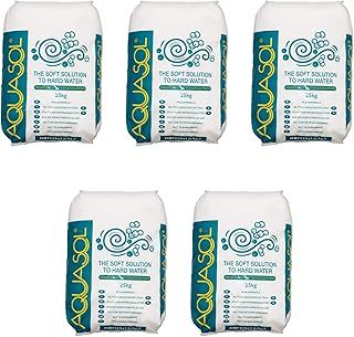 AQUASOL | Salt Tablets | 5 x 25Kg | for Water Softeners | 100% UK Manufactured from Food Grade PDV
