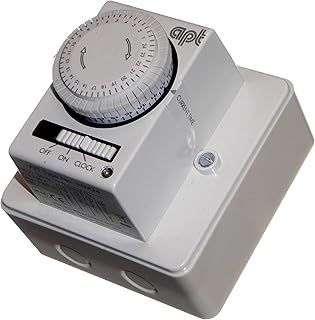 24hr Mechanical Timer for Immersion Heating and Lighting - Supplied with Back Box - APT IMM24