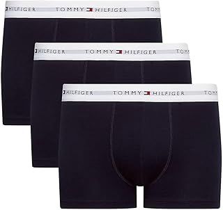 Tommy Hilfiger Mens Trunk Signature Boxer Shorts 3 Pack