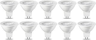 Amazon Basics LED GU5.3 MR16 Spotlight Bulb, 4.5W (Equivalent to 35W), Warm White, Non Dimmable - Pack of 10