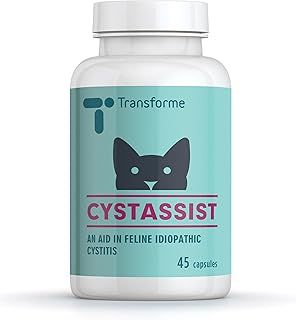 Cystassist, Feline Urinary Tract Supplement, Support for Cats of All Ages, 45 Capsules, by Transforme