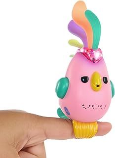 Fingerlings Sweet Tweets Interactive Bird: Debbie, Record & Play Secret Messages, 40+ Sounds & Reactions, Pink