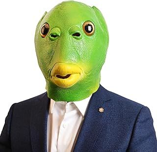 Fish Mask Animal Latex Full Head Realistic Masks Fancy Dress for Halloween Carnival Costume Party