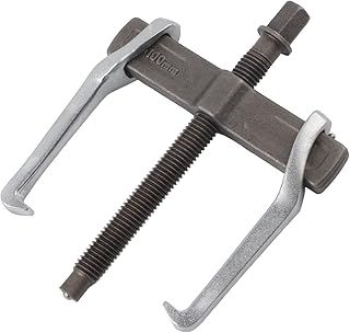 2 Jaw Bearing Gear Puller, 2 Arm Puller Bearing Removal Pulley Tool, 2 Leg Puller Bearing Gear Adjustable Removal Tool Professional and Flexible for Auto & Machine Repair (4 Inches)