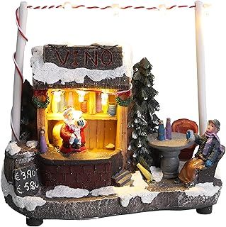Christmas Concepts® 5"/ 13cm LED Light Up Christmas Market Scene