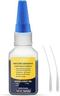 Rubber Glue - 25g Waterproof Rubber Cement, Professional Instant Super Glue for Tire, Boots, Belt, DIY Crafts, Black Product and More