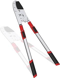 GARTOL Heavy-Duty Extendable Anvil Lopper 28~41" Telescopic Steel Tree Branch Cutter, Long Reach Tree Trimmer, Designed for Dry Wood, Double Ratcheting Mechanism, 6 Position Stops, Cuts Up 2''