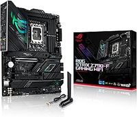 ASUS ROG Strix Z790-F Gaming WiFi Intel® Z790 LGA 1700 ATX motherboard, 16 + 1 power stages, DDR5, four M.2 slots, PCIe® 5.0, WiFi 6E, USB 3.2 Gen 2x2 Type-C® with PD 3.0 up to 30W, Aura Sync RGB