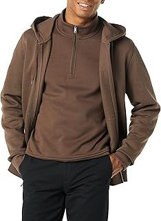 Amazon Essentials Men's Full-Zip Fleece Hoodie (Available in Big & Tall)