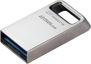 Kingston DataTraveler Micro USB Flash Drive 256GB 200MB/s Metal USB 3.2 Gen 1 - DTMC3G2/256GB