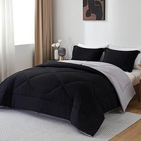 beeweed King Size Duvet, 10.5 Tog Down Alternative Comforter Set with 2 Shams, Reversible Coverless Duvet Microfiber Soft Warm Bed Quilt for All Seasons, Machine Washable, 230x220cm