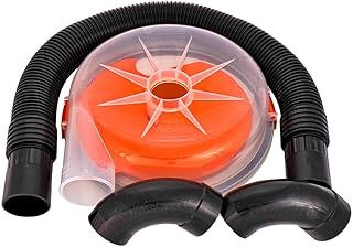 PRO, Low-Profile Dust Collector for Shop Wet/Dry Vacuums. Includes High-Flow 90 Degree Sweep Elbows and Connection Hose. Fits Standard 5 Gallon Buckets, Made in USA, DT10000
