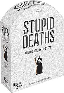Paul Lamond Games Stupid Deaths Board Game,Black