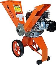 Forest Master FM6DD Wood Chipper 6hp Petrol Self-Feeding, Compact & Portable - Powerful 6HP Engine (3600 RPM), Reversible Blades, Easy Storage, Chips up to 50mm (2 inches) Diameter (1)