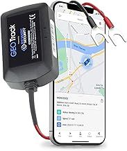 Geo Track Vehicle GPS Tracker - Self Installation, Cost-Effective - Pay As You Go Car Tracking Device, Real-Time Monitoring for Fleet, Van, Caravan, Motorbike, Motorcycle, Car - 24/7 Customer Support