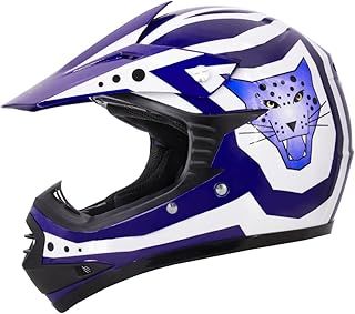 Zorax Blue L (53-54cm) ZOR-X17 KIDS MOTOCROSS HELMET Children Quad Dirt Bike Crash Motorbike ATV Helmet ECE 2206