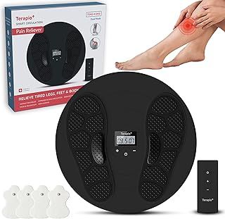 Smart Circulation Foot & Leg Massager with EMS & TENS Technology. Medical Device Designed to Ease Aches and Pains.