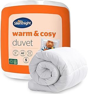 Silentnight Warm & Cosy King Size 15 Tog Winter Duvet – Extra Warm Thick Heavyweight Cosy Winter Quilt Duvet Ideal for Cold Nights – Hypoallergenic and Machine Washable - King Size - 225x220cm