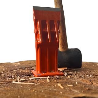 FOREST MASTER USAB 7" Manual Log Splitter for Firewood and Kindling Split with Ease - Small to Medium Logs - Compact and Portable - Ductile Cast Iron Design - Includes Safety Cover