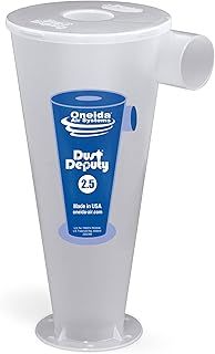 Oneida Air Systems Dust Deputy 2.5 DIY Cyclone Separator XL: Highest CFM Collector for Wet/Dry Shop Vacuums (DD 2.5 DIY)