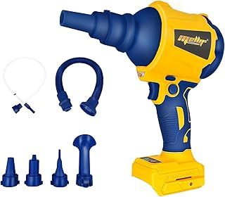 Mellif Dust Blower for Makita Battery 18V, Cordless Air Blower with Brushless Motor, 3 Speeds 50000RPM, LED Lamp, 7 Multi-Use Accessories for PC Keyboard, Pool Toy (Battey NOT Included)