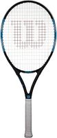 wilson Ultra Elite 105 Adults Tennis Racket (Available in Grip Sizes 1 to 4) (Grip 4 (4 1/2'')),Black, Blue, White
