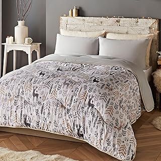 Night Lark Coverless Duvet and Pillowcase Set - 10.5 Tog - Double - Limited Edition Scandi Winter - Luxury Bedding - Hypoallergenic - Machine Washable