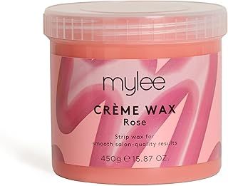 Mylee Rose Soft Creme Wax for Sensitive Skin 450g, Wax Heater Friendly, Ideal for All Body Area Stubborn Coarse Hair Removal