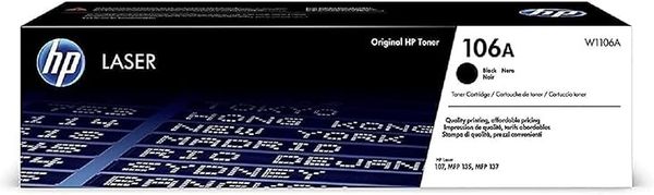 HP 106A - Black - original - toner cartridge (W1106A) - for Laser 107, MFP 135, MFP 137