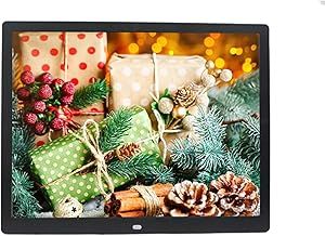 NADYE Digital Photo Frame 15-inch Display USB and SD Card Slots and Remote Control Photos Music Video Support