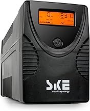 SKE 1500VA/900W UPS Battery Backup & Surge Protector UPS Battery Backup Unit for Computer Router Modem Uninterruptible Power Supply
