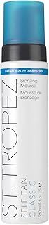 St.Tropez Self Tan Classic Bronzer Mousse Foam, Original Fake Tan, Streak-Free Finish, Develops in 4-8 hours, Vegan, Natural & Cruelty Free, 240 ml