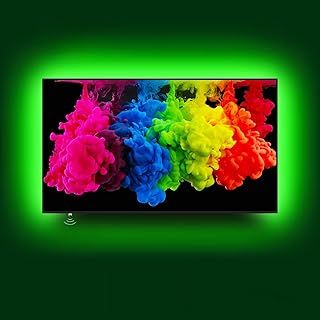 USB LED TV Backlights for TV 50 55 Inch,4m Smart WiFi TV LED Lights work with Alexa,RGBW TV Led Light Strip Music Sync,Color Changing,6500K Bias Lighting for 50 55inch,APP Control(2.4 GHz WiFi)