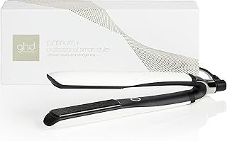 ghd Platinum+ Hair Straightener & Professional Styler - Stronger Hair, More Shine, Colour Protection - for All Hair Types - (UK Plug)
