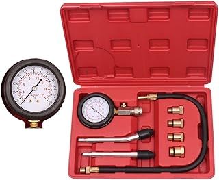 Professional Petrol Gas Engine Cylinder Compression Tester Kit Automotive Gauge Tool