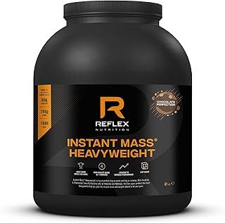 Reflex Nutrition Instant Mass Heavyweight - Mass Gainer - Over 1000 Kcal per Serving, 60g Protein, Creatine - High Calorie Post Workout or Before Bed Protein Shake (Chocolate Perfection, 2 kg)