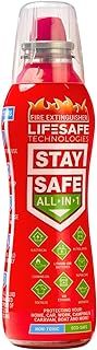StaySafe All-in-1 Fire Extinguisher | For Home, Kitchen, Car, Caravan, Camping | The compact extinguisher that tackles multiple types of fire