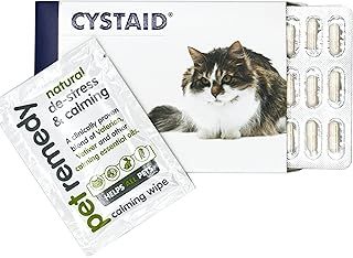 Cystaid for Cats - 30 Sprinkle Capsules - With Calming Wipe